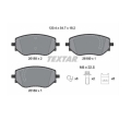 Placute fata Renault clio V TEXTAR